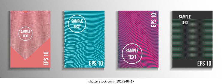 The minimal geometric coverage. Creative backgrounds from abstract lines.  Creative background colors.  Suitable for decorating business brochures, banners, posters.