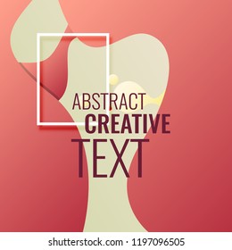 The minimal geometric coverage. A set of modern abstract oblong objects from vector abstract lines. Future template for the design of the background of albums, business brochures, banner, poster.