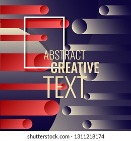 The minimal geometric coverage. A set of modern abstract oblong objects from vector abstract lines. Future template for the design of the background of albums, business brochures, banner, poster.