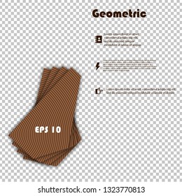 Minimal Geometric covers design. Geometric halftone gradients. Eps10 vector.
