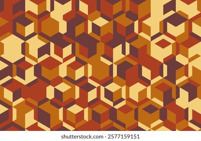 Minimal geometric design with abstract shapes and textured mosaic. Perfect for modern posters, textile prints, and seamless background patterns.