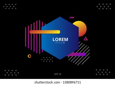 minimal geometric design background with polygonal shape eps 10
