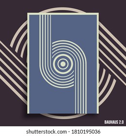 Minimal geometric design backgrounds set for flyers, posters, brochure cover, typography, or other printing products. Vector illustration.