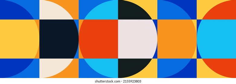 Fondo mínimo de la pancarta de diseño geométrico, plantilla vectorial