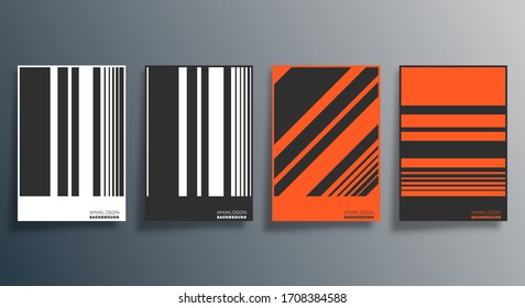 Minimal geometric design for flyer, poster, brochure cover, background, wallpaper, typography or other printing products. Vector illustration.