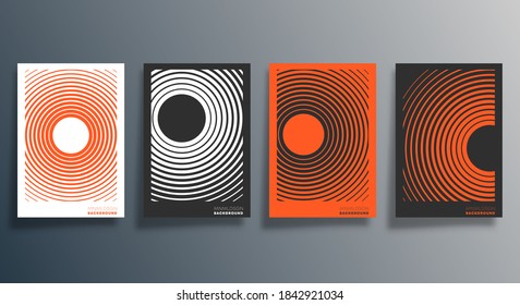 Minimal geometric design for flyer, poster, brochure cover, background, wallpaper, typography or other printing products. Vector illustration.