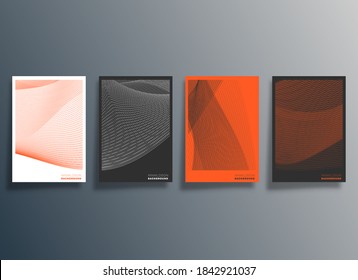 Minimal geometric design for flyer, poster, brochure cover, background, wallpaper, typography or other printing products. Vector illustration.