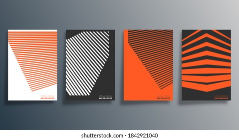 Minimal geometric design for flyer, poster, brochure cover, background, wallpaper, typography or other printing products. Vector illustration.