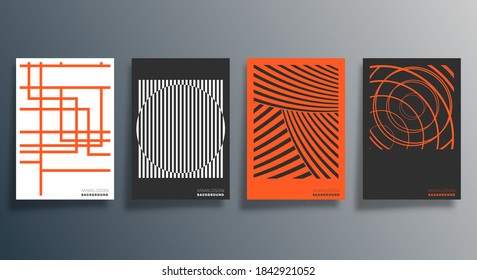 Minimal geometric design for flyer, poster, brochure cover, background, wallpaper, typography or other printing products. Vector illustration.