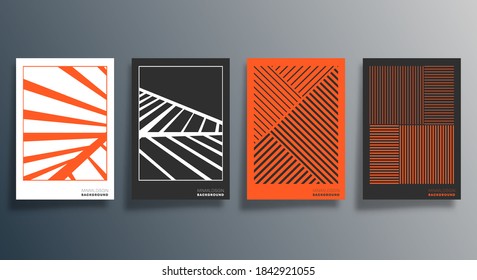 Minimal geometric design for flyer, poster, brochure cover, background, wallpaper, typography or other printing products. Vector illustration.