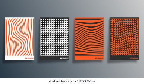 Minimal geometric design for flyer, poster, brochure cover, background, wallpaper, typography or other printing products. Vector illustration.