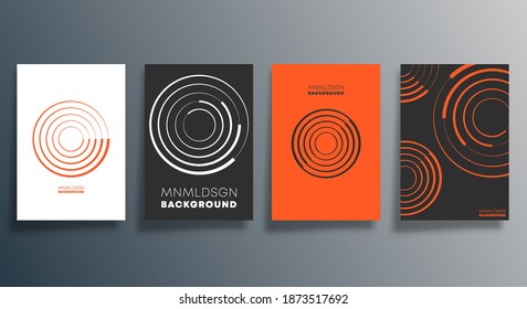 Minimal geometric design for flyer, poster, brochure cover, background, wallpaper, typography, or other printing products. Vector illustration.