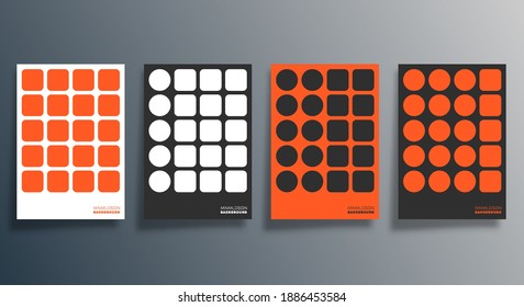 Minimal geometric design for flyer, poster, brochure cover, background, wallpaper, typography, or other printing products. Vector illustration.