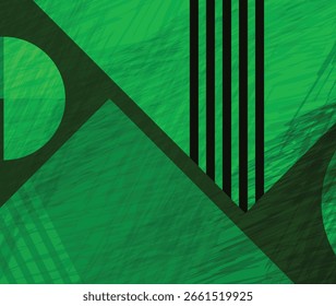 Cartel geométrico mínimo del diseño, Plantilla con los Elementos primitivos de las Formas, estilo moderno del hipster del color