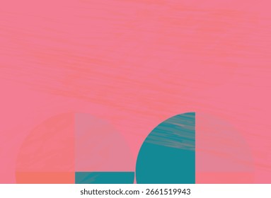 Minimale geometrische Design-Poster, Vorlage mit primitiven Formen Elemente, moderne Farbe Hipster-Stil