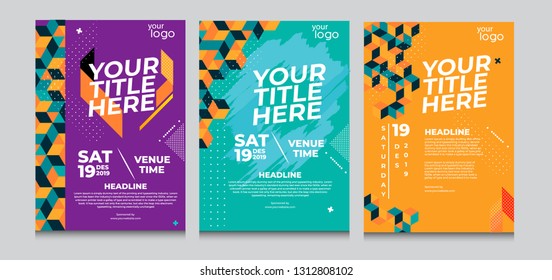 Minimal geometric design set. Eps vector. - Vector
