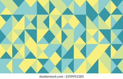 Minimal geometric design with sharp shapes and mosaic repetition. Ideal for seamless backgrounds, modern textile patterns, or trendy poster covers.
