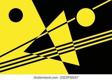 Minimal geometric design template. Minimalistic shapes.