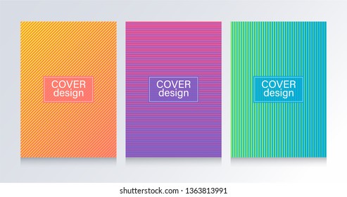 Minimal Geometric Duotones Cover Design.