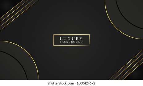 
Minimal geometric dynamic exclusive modern trendy black golden color textured abstract banner. Can be used on posters, banner website and many more
