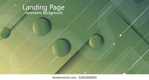 Minimal geometric gradient background. Dynamic shapes composition. Eps10 vector.