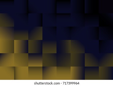 Minimal geometric graphic background design. Simple poster template rectangle with depth in dark tone.