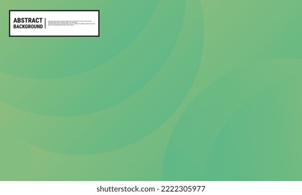 Minimal geometric green background. Dynamic shapes composition. Eps10 vector