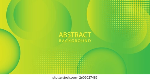 Minimal geometric green background. Dynamic shape composition. Vector illustration eps10
