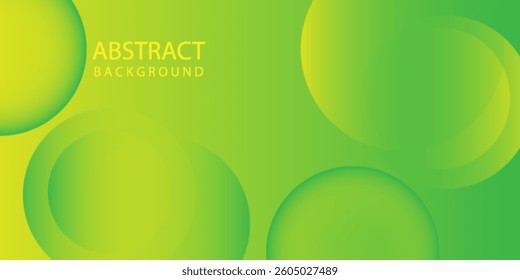 Minimal geometric green background. Dynamic shape composition. Vector illustration eps10
