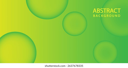 Minimal geometric green background. Dynamic shape composition. Vector illustration eps10