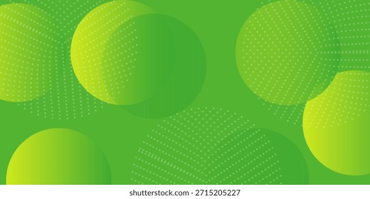 Fondo verde geométrico mínimo. Composición dinámica de la forma. Ilustración vectorial

