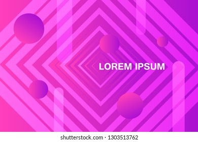Minimal geometric halftone abstract background. Futuristic gradient shapes design. Creative illustration ideal for cover, poster, web and social media. Vector eps10.