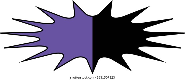 minimal geometric linear star shape on white background.