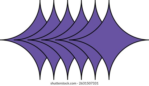 minimal geometric linear star shape on white background.