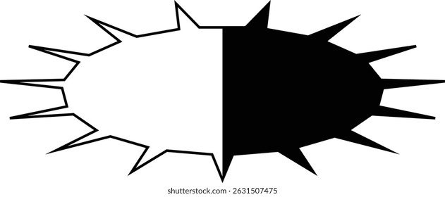 minimal geometric linear stars shape on white background.