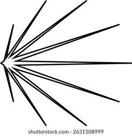 forma de estrelas lineares geométricas mínimas sobre fundo branco.