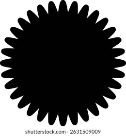 Forma geométrica mínima de estrellas lineales sobre fondo blanco.