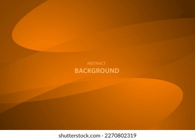 Fondo moderno geométrico minimalista con ondas anaranjadas superpuestas. para plantilla, afiche, diseño de volante. Ilustración del vector
