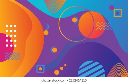 Minimal geometric modern digital background. Dynamic shapes composition. Abstract gradient
eps10 vector.