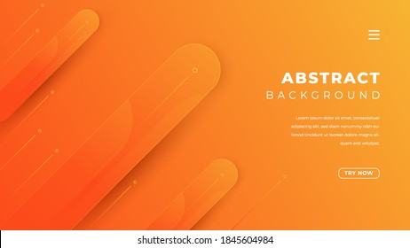 Minimal geometric modern landing page. Dynamic shapes composition. Abstract background gradient purple and pink eps10 vector.
