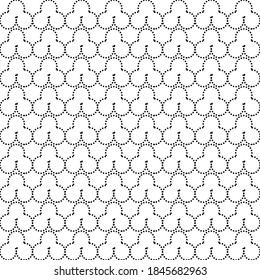 Patrón geométrico sin soldadura, patrón geométrico editable para los fondos. Ilustración vectorial