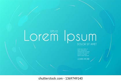 Minimal Geometric Motion Design. Dynamic Space. Abstract Colorful Background. Vector illustration