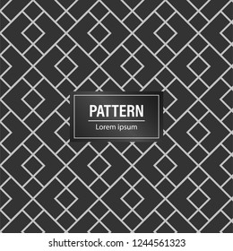 Minimal geometric pattern background. modern Black pattern background