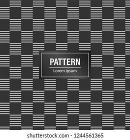 Minimal geometric pattern background. modern Black pattern background