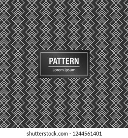 Minimal geometric pattern background. modern Black pattern background