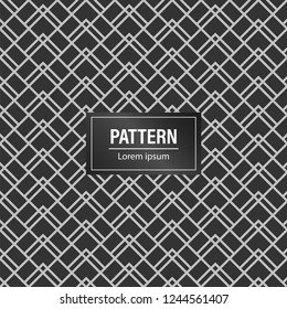 Minimal geometric pattern background. modern Black pattern background
