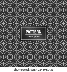 Minimal geometric pattern background. modern Black pattern background