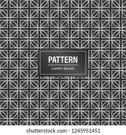 Minimal geometric pattern background. modern Black pattern background