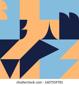 Minimal Geometric Pattern design. Vector Modern universal Abstract background