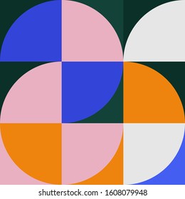 Minimal Geometric Pattern design. Vector Modern universal Abstract background